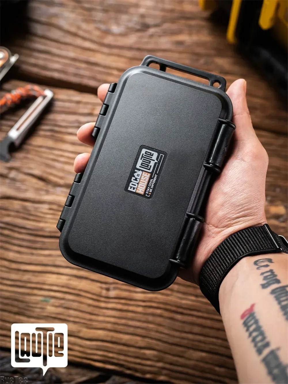 High Quality Tool Box 15x12x4.6cm Organizer High Sealing Waterproof Strip Drop Resistance Shockproof with Sponge for EDC Tool