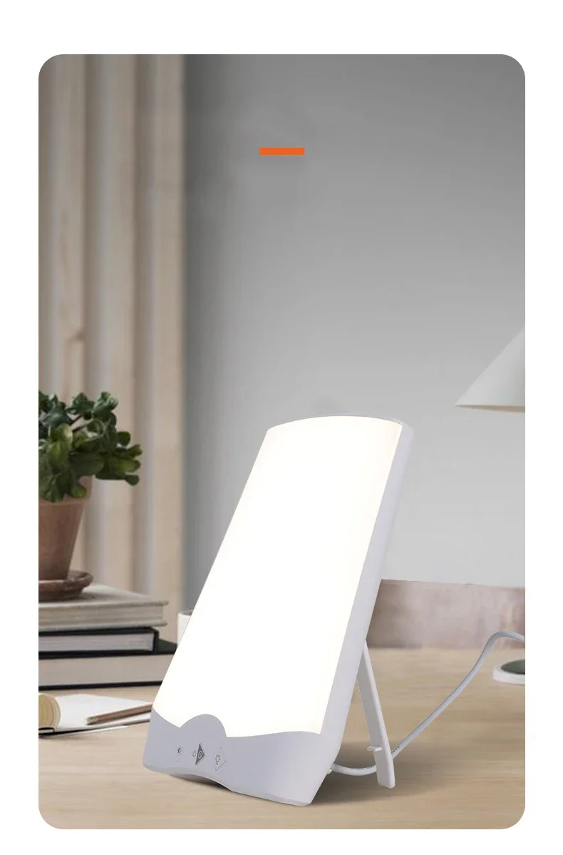 SAD LED Phototherapy Light Bionic-Daylight Affective Disorder Lamp Relief Listless Fatigued Therapy Night Light Stepless Dimming