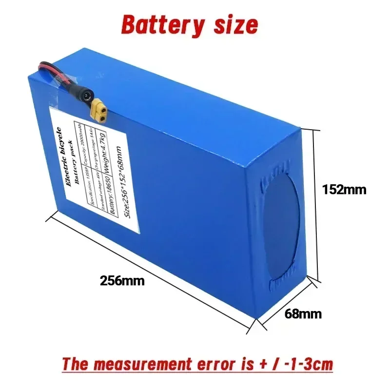 13S8P 48V 20000mAh 배터리 18650 리튬 배터리 팩 1000W 전기 자전거 배터리 내장형 50A BMS 고품질