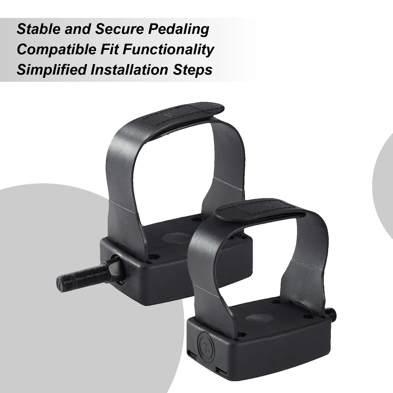 

Педали для велотренажера, сменные педали для велоспорта в помещении, 1 пара, нескользящие детали оборудования для тренировок в домашнем спортзале для женщин и мужчин