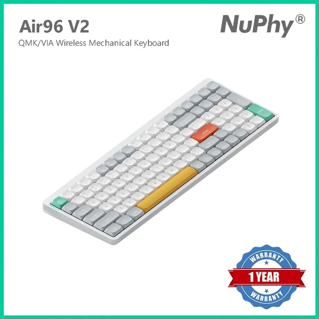 NuPhy Air96 V2 QMK/VIA Wireless Mechanical Keyboard