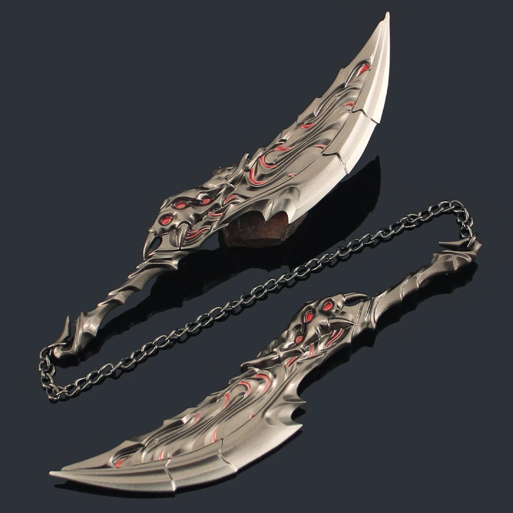 Valorant Weapon Melee  Blades of Primordia Metal Game Peripheral Samurai Sword Weapon Model Desktop Ornaments Pendant Gifts Toys