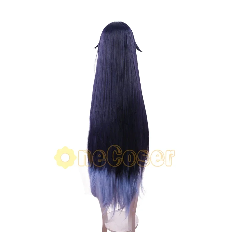 Seele Vollerei شعر مستعار تأثيري هونكاي ستار السكك الحديدية الأرجواني الشعر الطويل فالكيري Lawgiver من الحياة والموت الألياف الشعر غطاء شعر مستعار مجاني #5