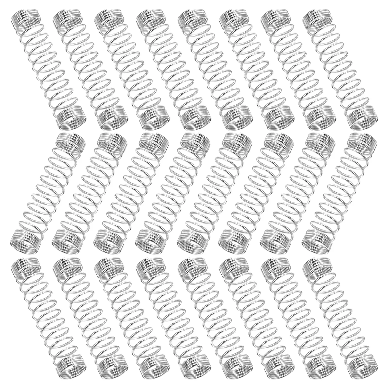 

50Pcs Ballpoint Pen Spring Replacement Kit Stainless Steel 0.4mm Wire 4.5mm Od 18Mm Mini Compression Springs Universal Pen