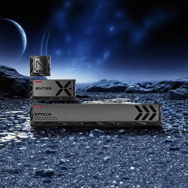 

Полупрозрачные металлические полые колпачки для клавиш, индивидуальные колпачки для клавиш Esc Space, колпачки для клавиатуры с вишневым профилем для аксессуаров для механической клавиатуры