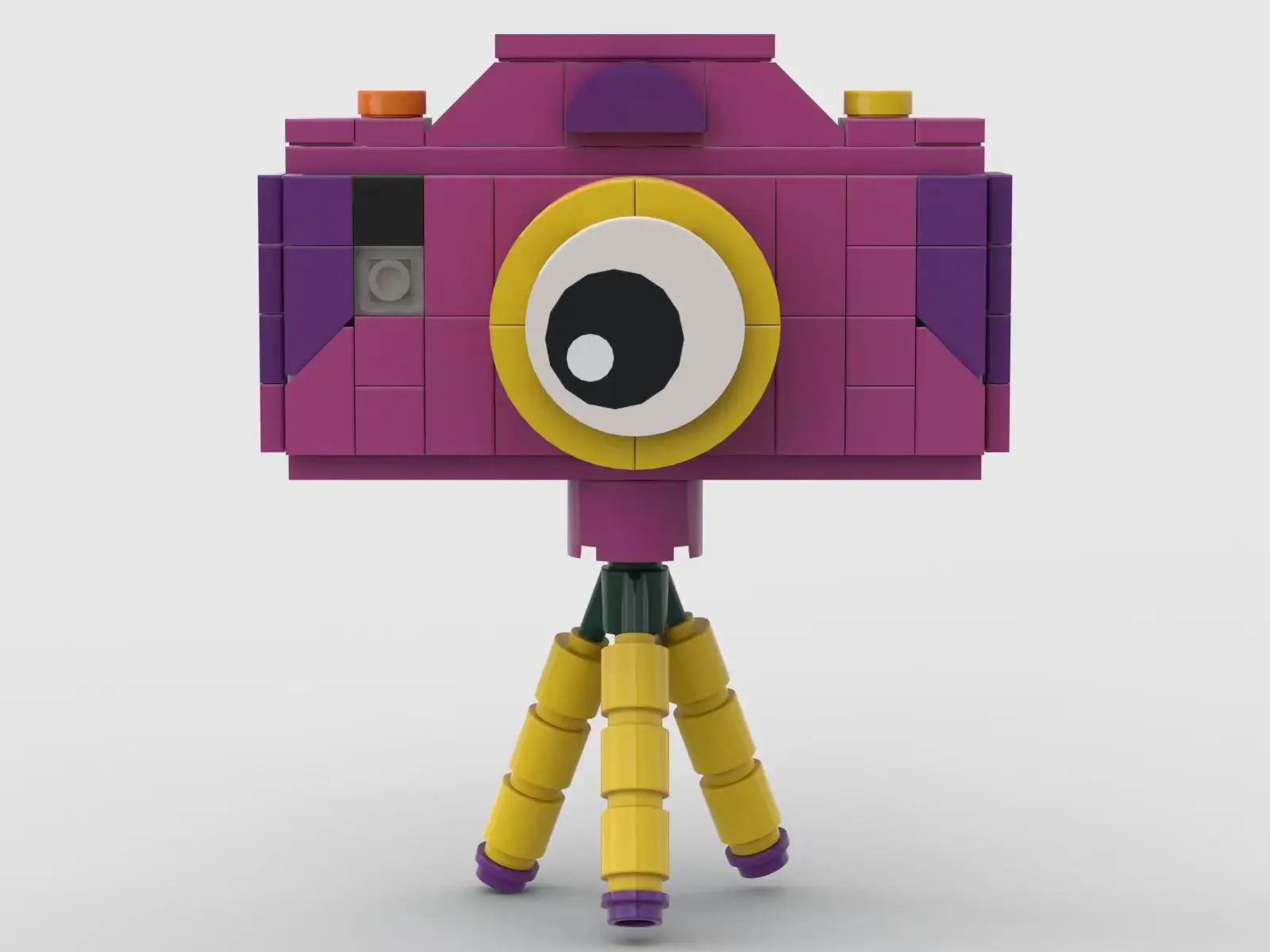 MOC Creative Movie Camera Model Building Blocks Bricks Desktop Ornament Athlete Adult Birthday Festival Party Gifts