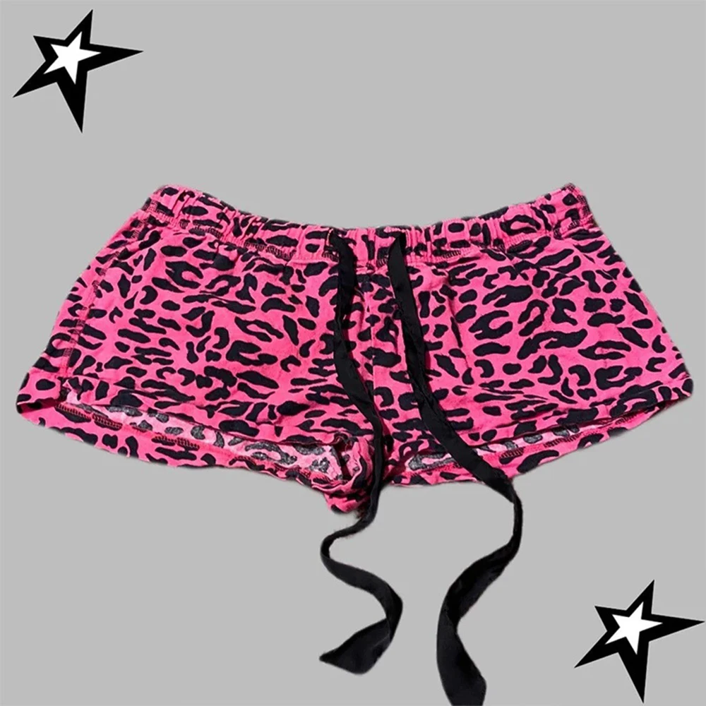 Women's Retro Punk Y2K Denim Shorts - usage example