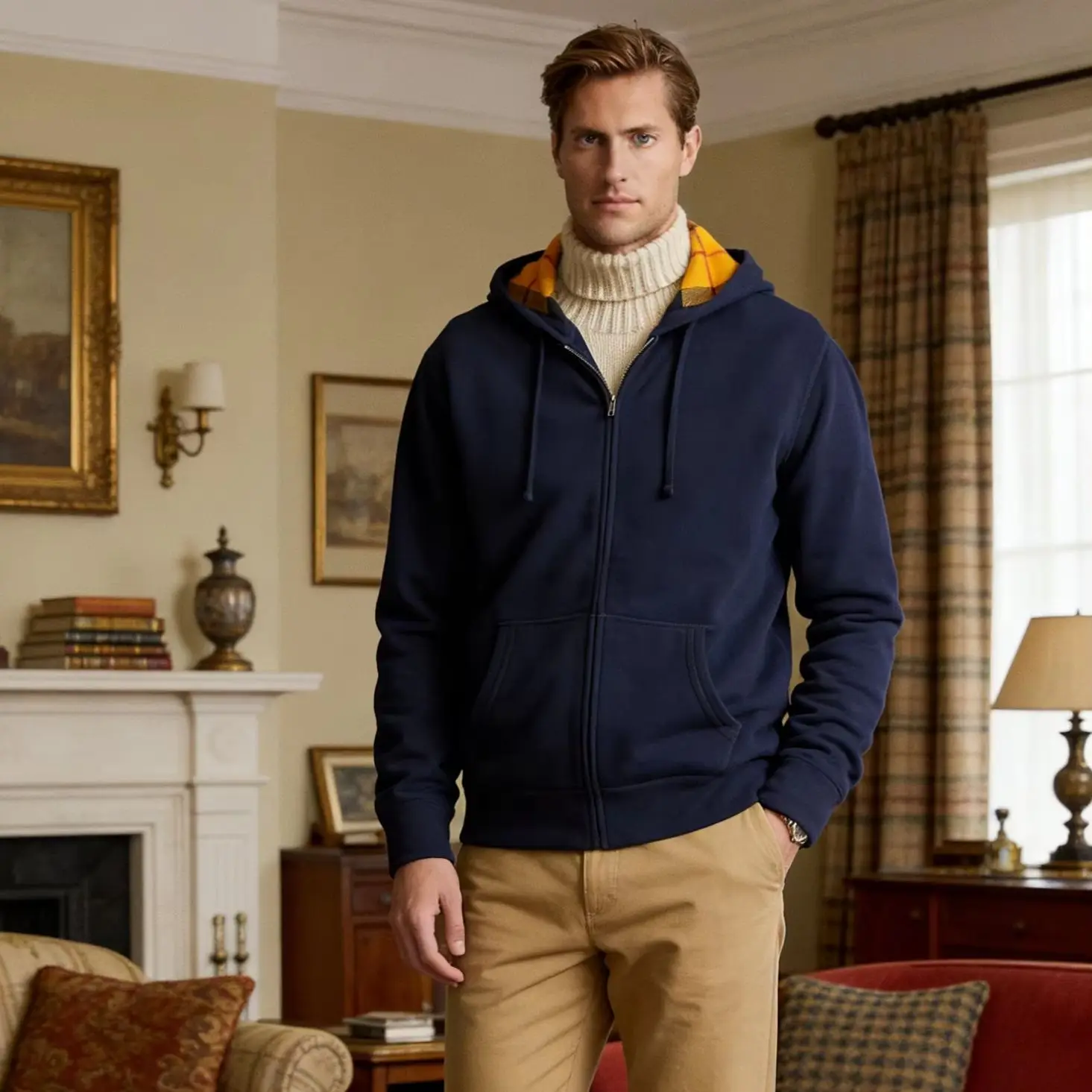 

hoodies men's hoodies and sweatshirts Long sleeve classic old money hoodie Colorful embroidered hoodie hoodies for man