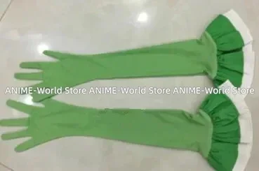 《Custom size》Anime Mermaid Melody Pichi Pichi Pitch Toin Rina Dress Cosplay Costume With Gloves Prop necklace Suit Wig Shoes