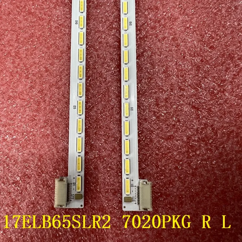 Tira de LED para Panasonic, TX-65C320E, JVC LT-65VU83A, P65UP0317A, 65FME249B, 65AO3USB, 17ELB65SLR2, 7020PKG, 84EA, R, L, VES650QNEA-2D-S03