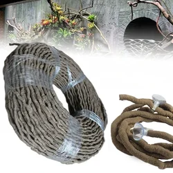 Reptiles Cup Terrarium Vines Suction Jungle Habitat Climber 100cm Included Decoration Flexible Reptile Pet Bendable Supplies