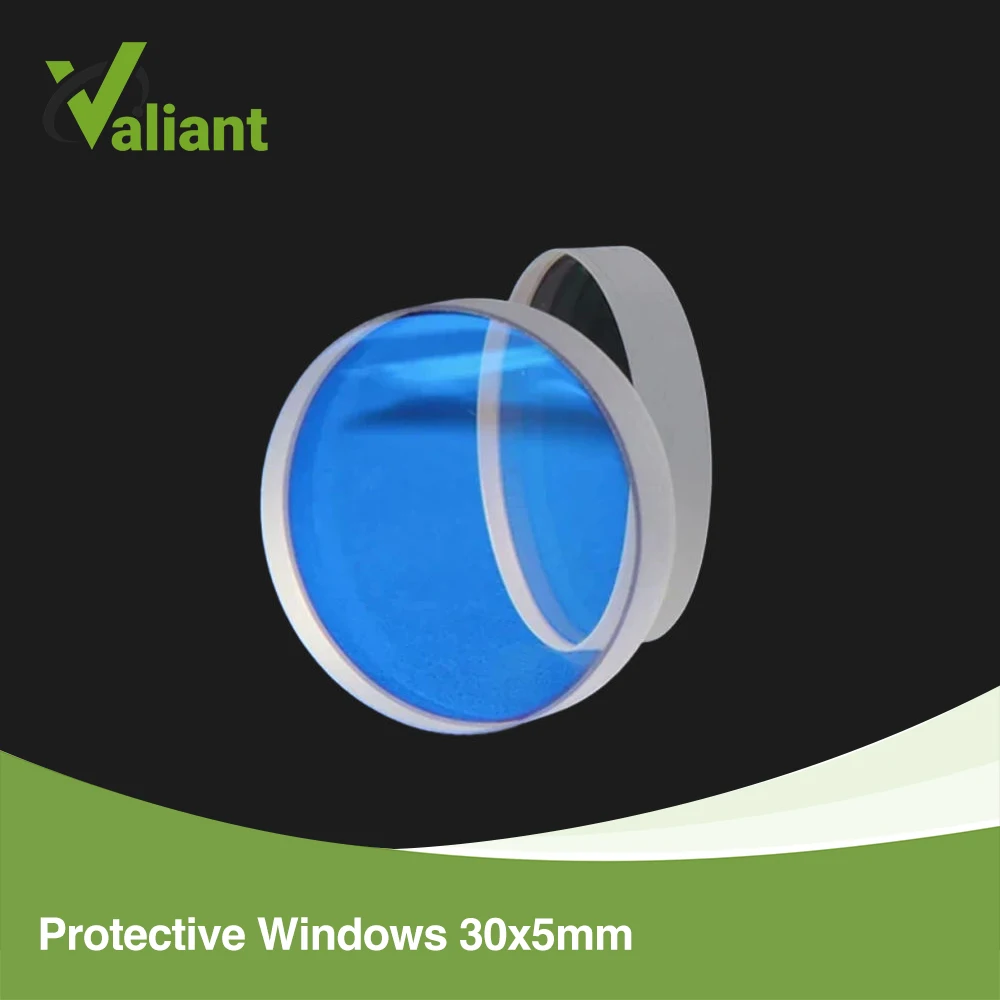 100PCS Protective Windows 30*5mm Optical Lens Quartz Fused Silica For Raytools WSX Precitec fiber Laser Head 1064nm
