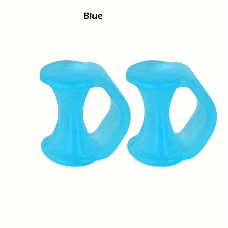 2 Stuks Siliconen Protector Gel Valgus Corrector Pedicure Spacer Yoga Teen Separator Vinger Voetverzorging Teen Orthopedische Bunion Hallux