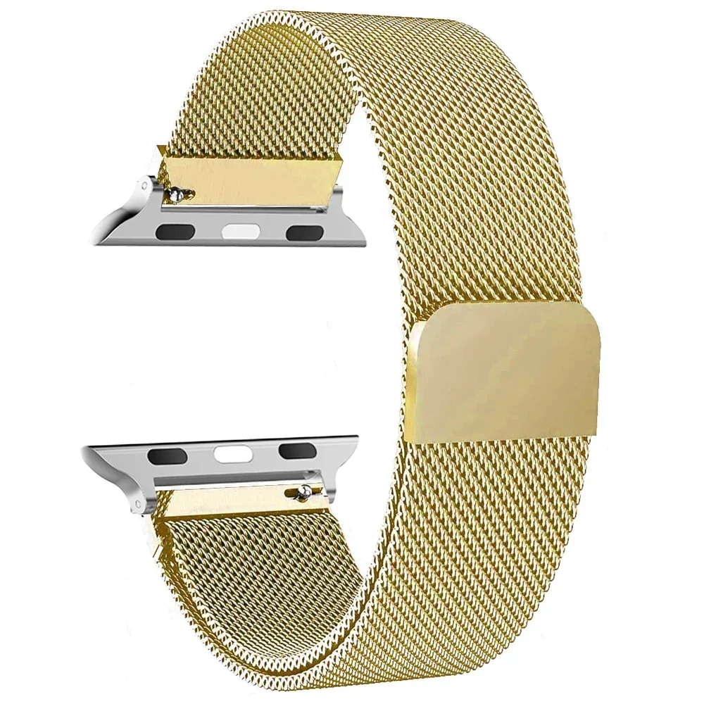 Milanese Loop Strap for apple watch Ultra 3 Band 49mm 45mm 44mm 41mm 40mm 46 Metal Wristband bracelet iwatch series 9 10 11 SE3