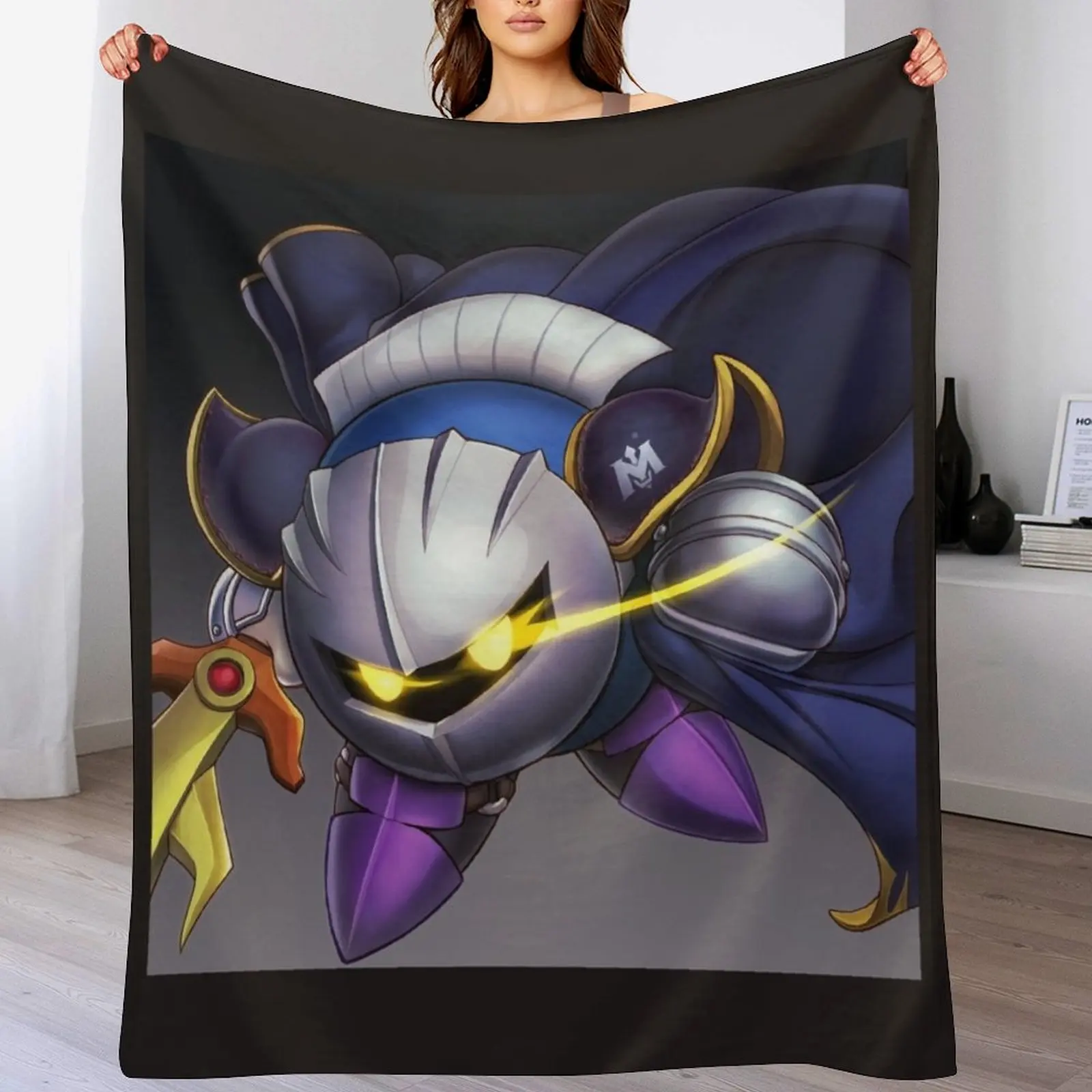 

Meta Knight (avatar) Throw Blanket Multi Purpose Soft Warm Blanket for Home Travel