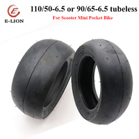 110/50-6.5 Highway Slick Tire  Tubeless Vacuum tyres 90/65-6.5 For Scooter Mini Pocket Bike  38/47/49/50CC MTA1, MTA2,MTA4