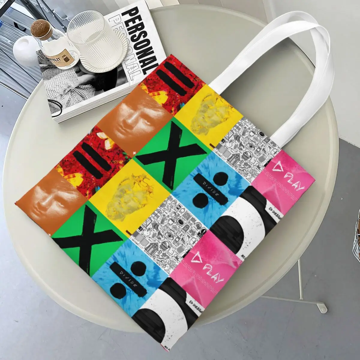 

Eds Sheerans Play World Tour 2021, сумка-шоппер, женская уличная сумка-тоут из полиэстера, винтажные сумки с принтом