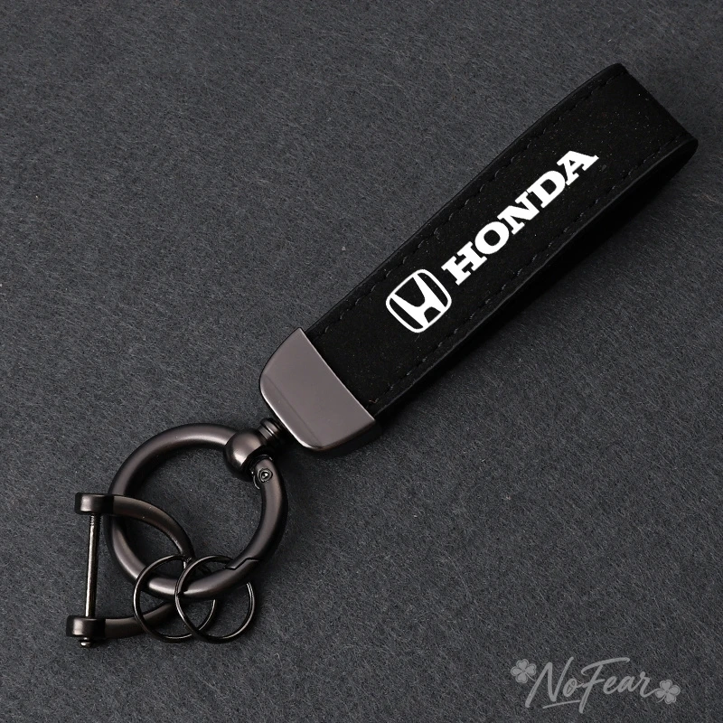 

Car Styling Keychain Chain Leather Keyring Key Holder For Honda Civic Fk7 Fit Fk2 Mugen Fk8 Type R Accord Crv Auto Accessories