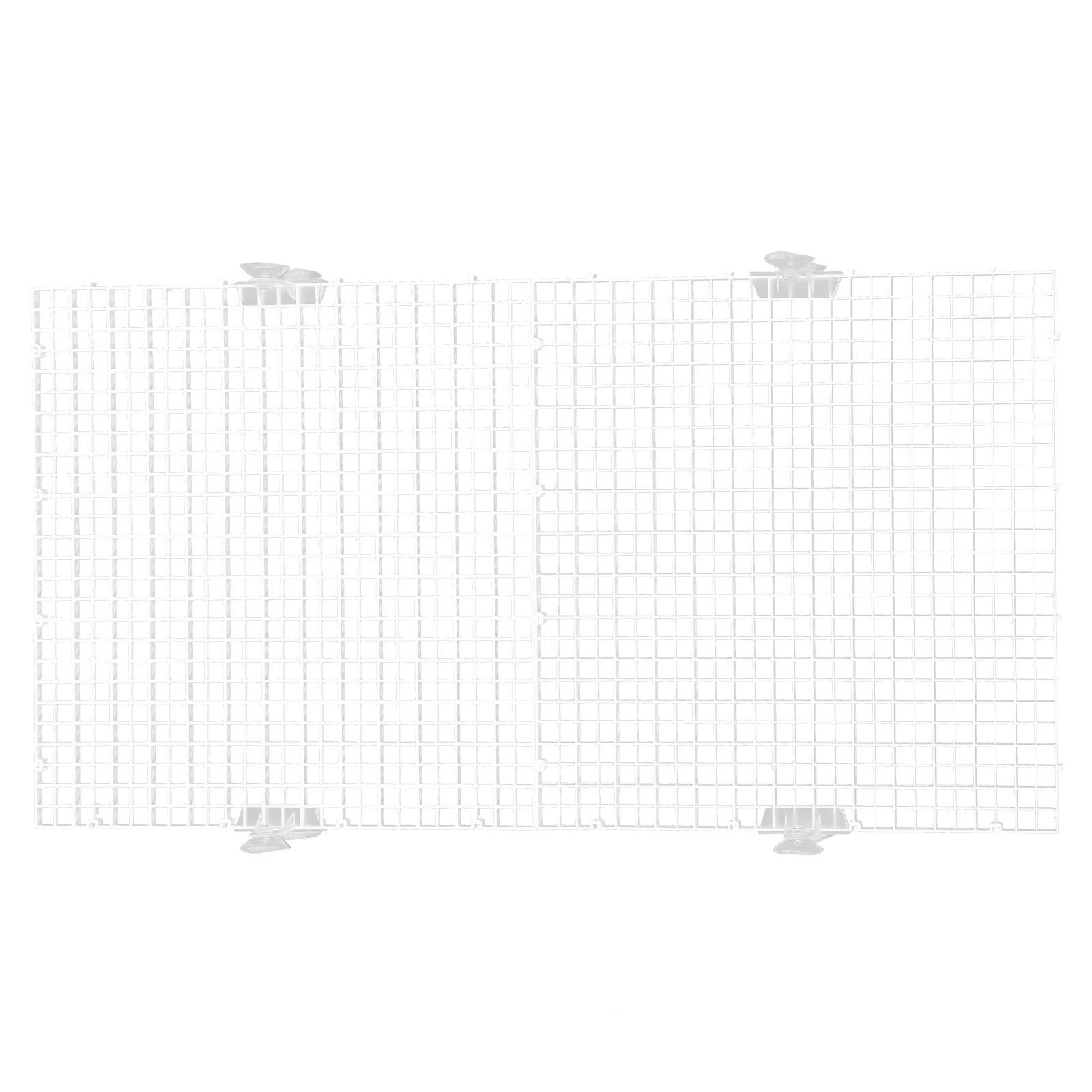 

2Pcs Aquarium Divider Fish Tank Anti-Escape Grid Panel Plastic Separator for Betta Separating Babies Isolating Aggressive Fish