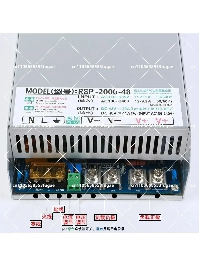 High Power 2Switching Power Supply AC-DC 24V 36V 48V 60V Transformer Industrial Power Adapter for LED Light Monitoring Equipment view 3