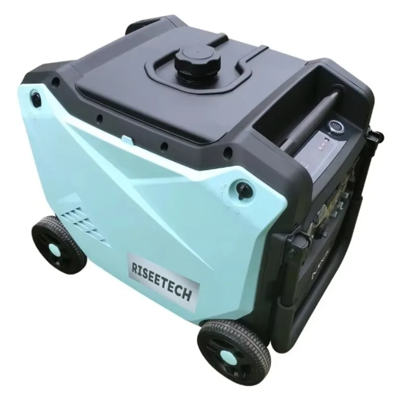 

Промышленный бесшумный инверторный генератор 10 кВт, выход 240 В, с электрическим дистанционным запуском, с системой виброгашения для аварийного электроснабжения