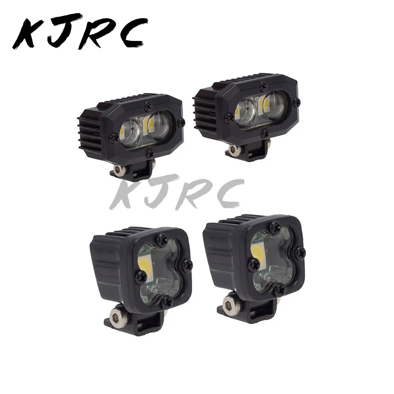 

KJRC Car Bright LED Lights Headlight Spotlight for 1/10 RC Crawler Axial TRX4 TRX6 SCX10 90046 Wraith Redcat Gen8 Y2547