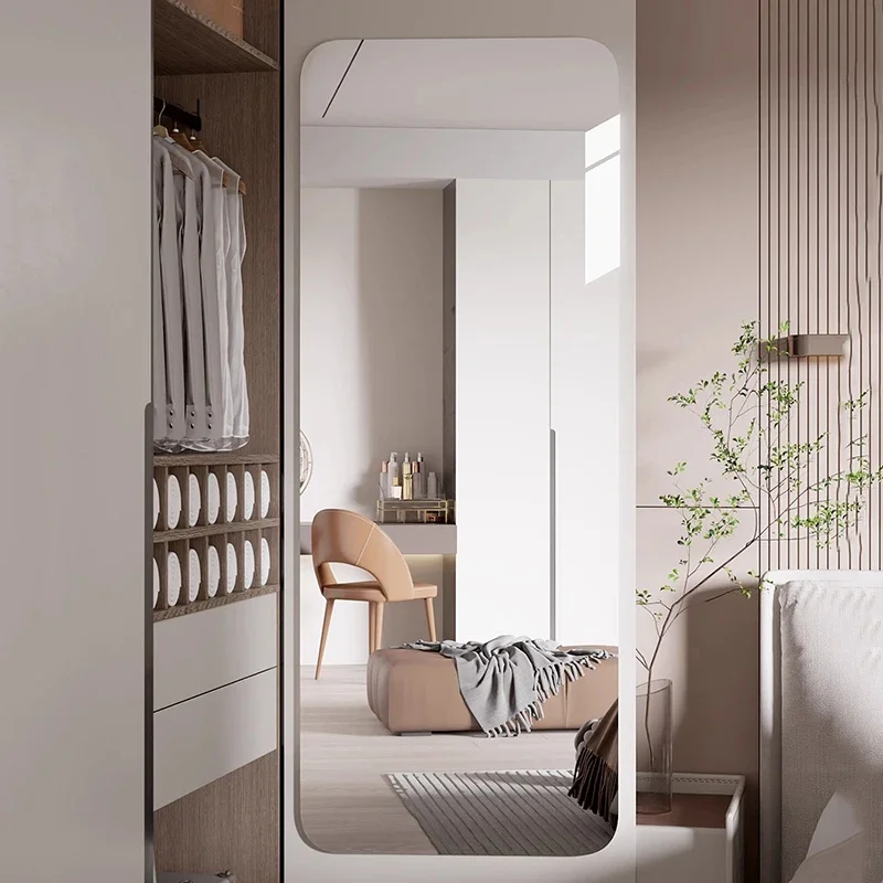 Espejo Largo de Lujo para Pared, Decoración Moderna para Sala de Estar, Espejo de Cuerpo Entero para Baño, Espejo Largo y Original para Dormitorio, Productos para el Hogar