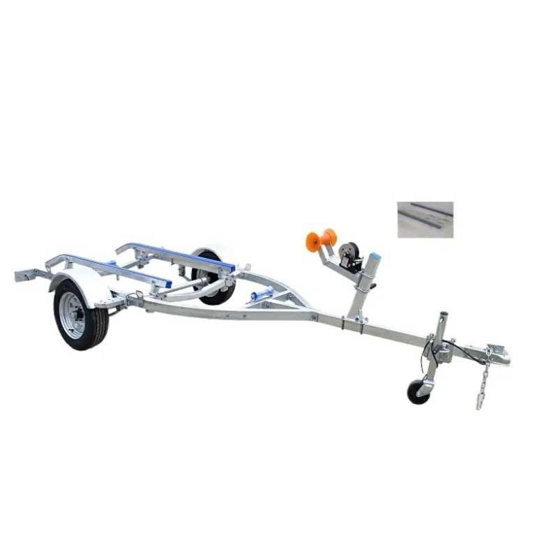 

3.3M Trailer Rack, Hot-dip Galvanized Material Trailer, Suitable for Inflatable, Patrol, Yacht Rubber and Motor Boat