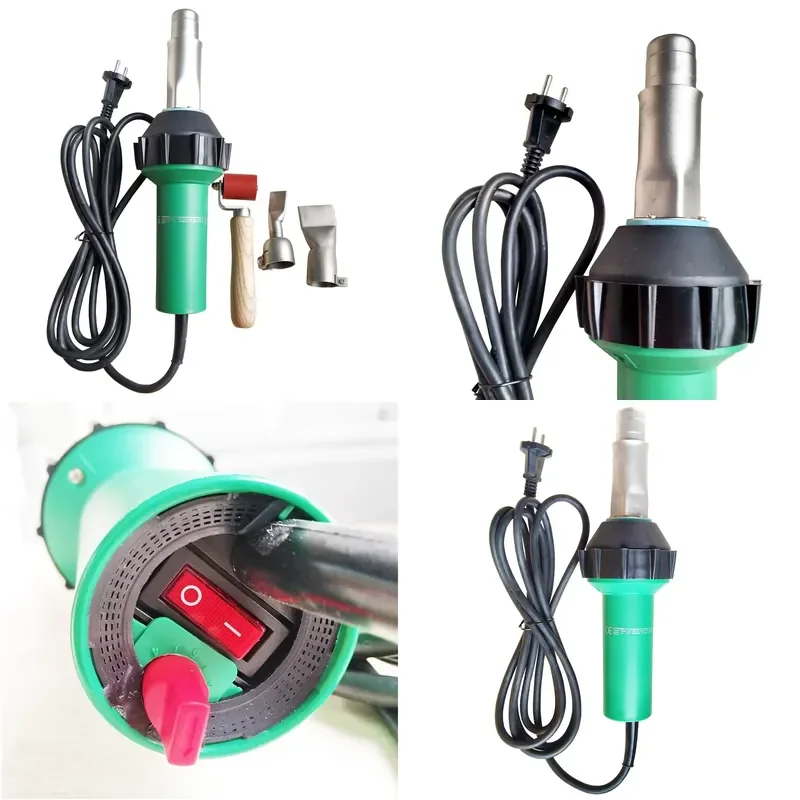 1600W Hot air Plastic Welding , 220v 3400w Handheld Plastic Welder Hot air Hand Tool Vinyl Welding Heat Kit