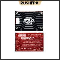 RUSH Solo Tank 5.8G VTX Video Transmitter CNC shell 1.6W High Power Built-in Microphone Heat Dissipation Structure For RC FPV