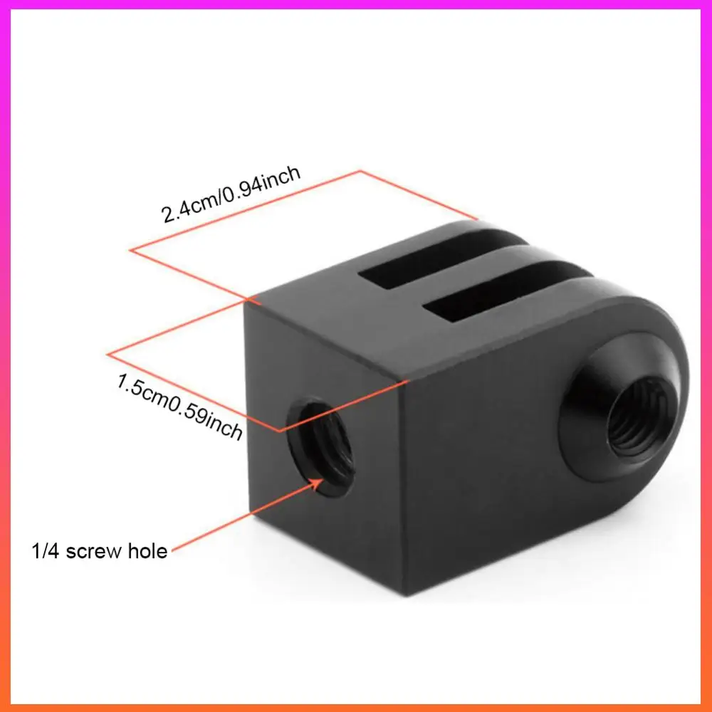 

5 Pcs Aluminum Alloy 1/4 Screw Mini Tripod Adapter Camera Tripod Mount Adapter for GoPro Hero DJI Osmo Action Camera Accessories