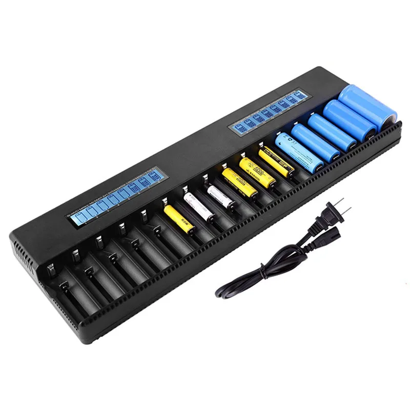 

LCD screen 16 slots 26650 charger
