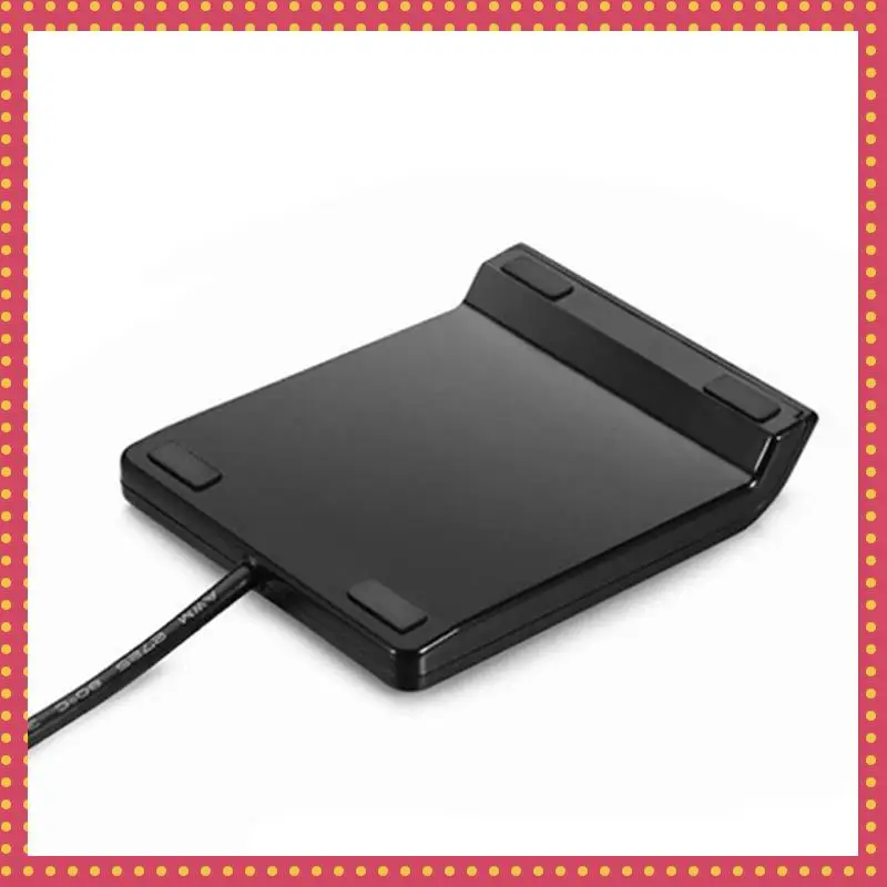 

B74A 4X USB Smart Card Reader Atm Bank Tax Declaration Ic Card ID Card Smart Card Reader(Black)