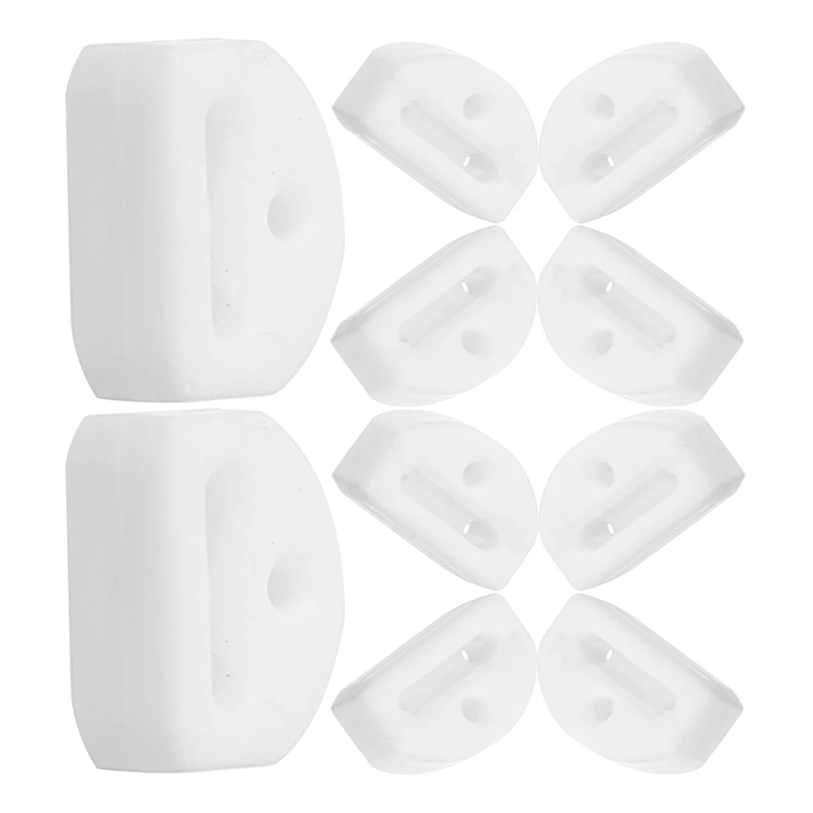 

12pcs Guitar String Nails White Bass Plastic Parts Accessories Electric Guitar Strings Retainer Musical Instrument