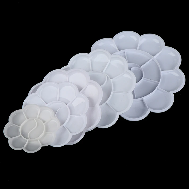 Paleta de arte alternativa, bandeja de pintura, artista, acuarela, plástico, pigmento