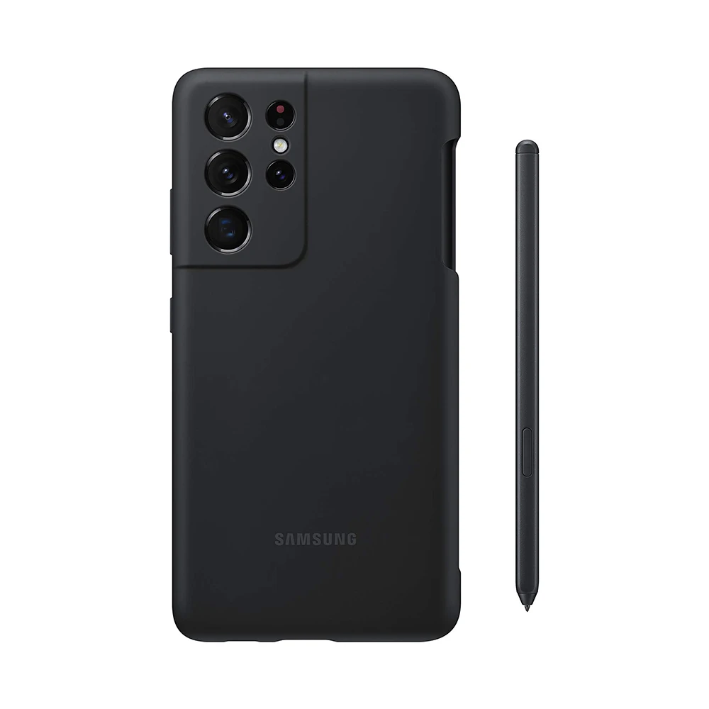 Original Samsung Galaxy S21 Ultra Silicone Case with S-Pen Bundle S21Ultra Protective Phone Case