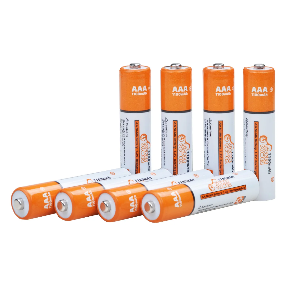 Батарея AAA 1,2 В 1100 мАч Ni-MH аккумуляторные батареи и батарейный ящик для фонарика с часами-игрушками