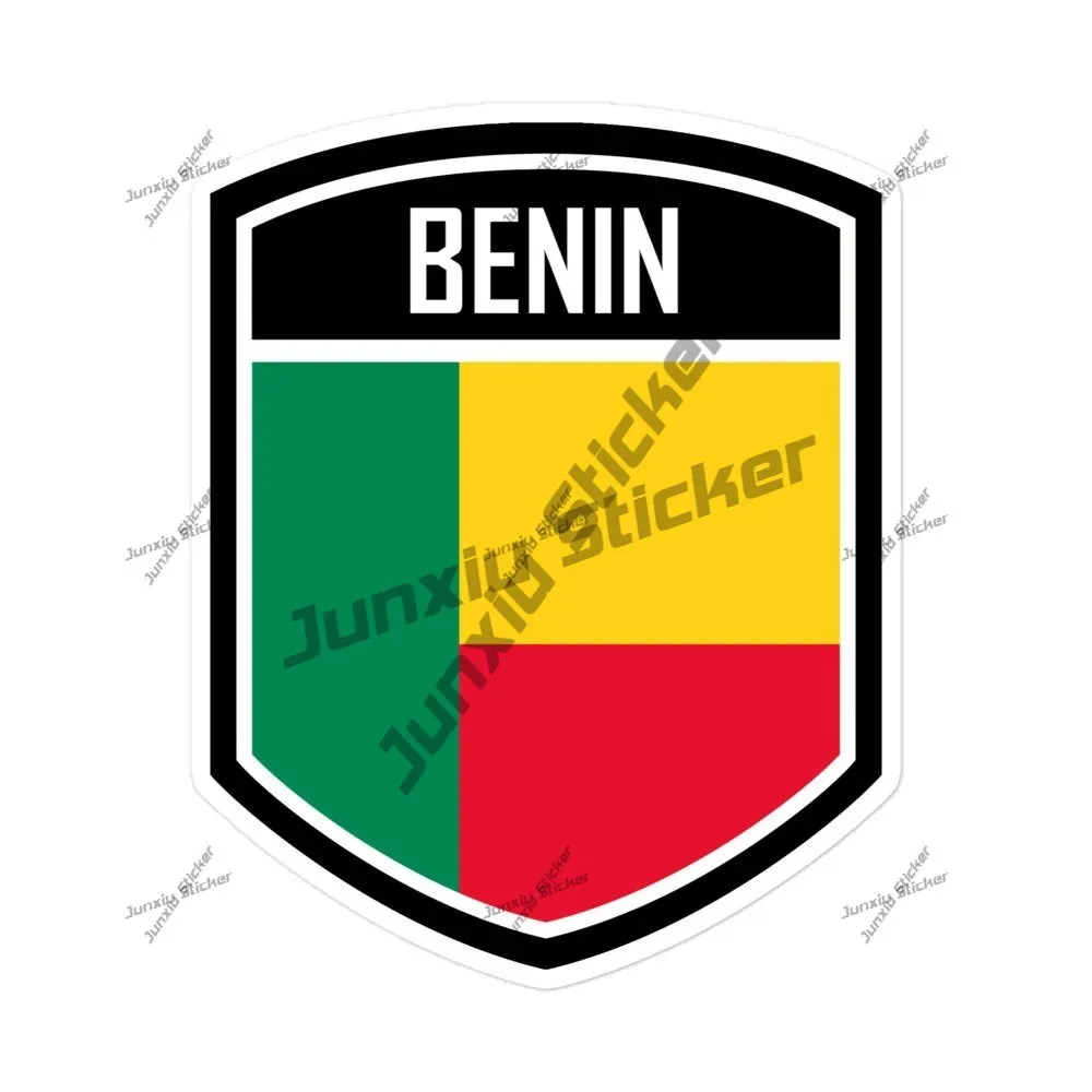 

Benin Flag Emblem Stickers For Bumper Bodywork Windshield Decoration Automobil Parts Accessori Motorcycl Equip Parts Cover Scrat