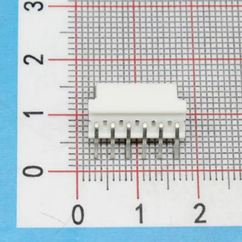 50PCS Original Genuine Connector 640455-6 For Car Smart Electronic Devices Automobile 6P White Seat