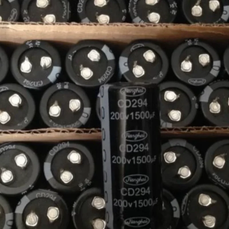 

3 шт. CD294 200 В 1500 мкФ 200 В новый электролитический конденсатор Jianghai