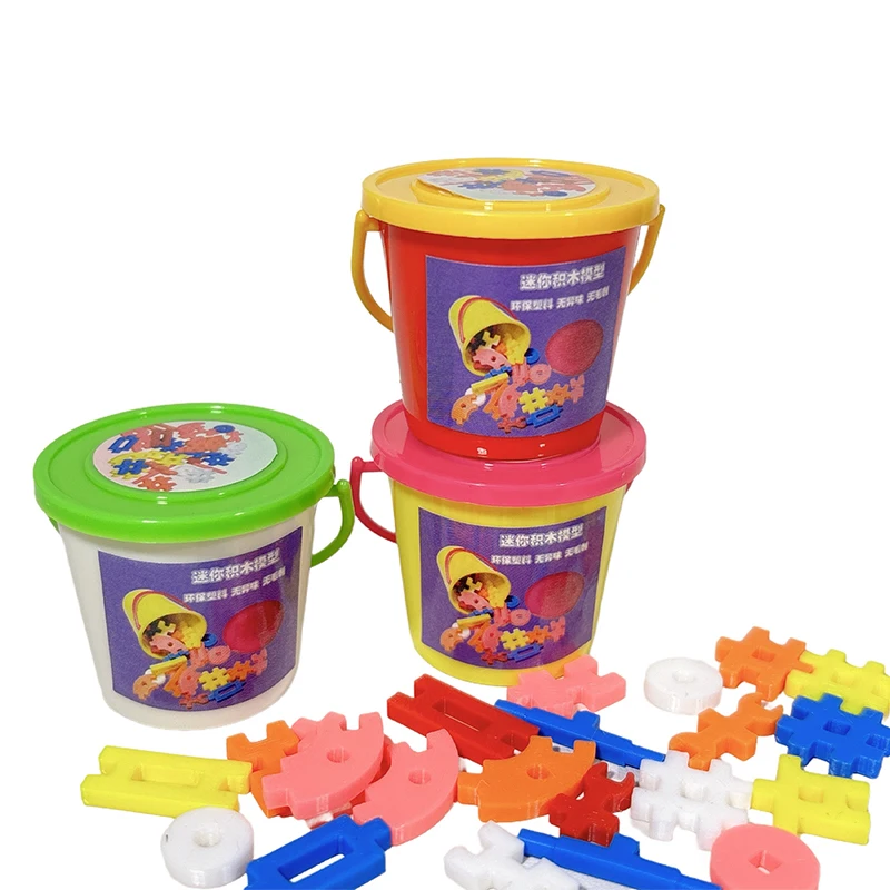 Kinder Strandspeelgoed Plastic Emmer Poppenhuis Simulatie Mini Kleine Emmer Model Voor Poppenhuis Accessoires Kinderen Speelgoed Decora