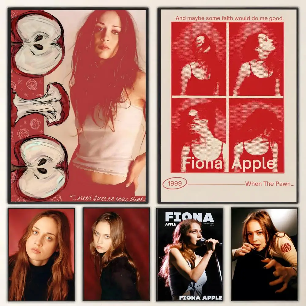 Singer F-Fiona A-Apple Poster HD art, waterproof, sticky wall, home decoration (living room, bedroom, bar), aesthetic
