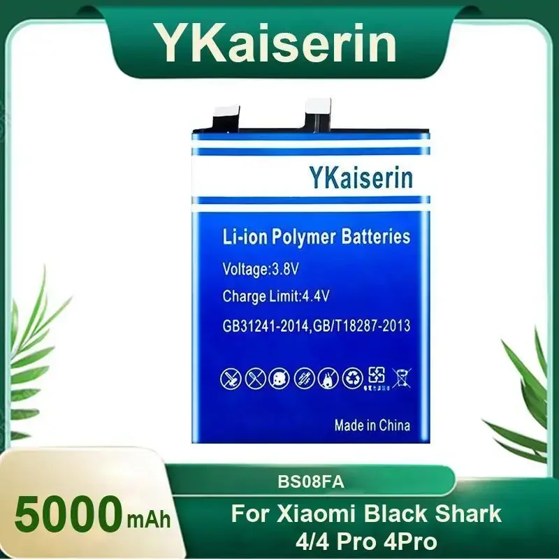 

YKaiserin 5000 мАч BS08FA аккумулятор для Black Shark 4/4Pro Shark4 Pro аккумуляторы BSO8FA аккумулятор большой емкости + подарочные инструменты