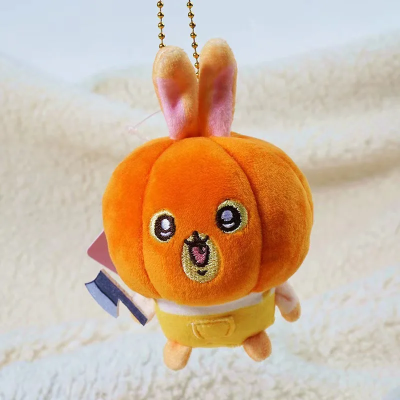 jiyi Halloween-Kürbis-Plüsch-Schlüsselanhänger, Hexenkostüm-Puppe, weicher, flauschiger Taschenanhänger, Sammlerstück, Anime-Feiertagsgeschenk – Detail 3