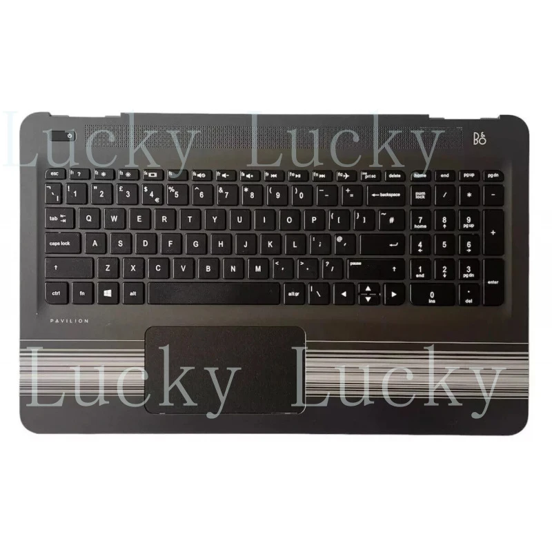 

Для HP Pavilion 15-AU 15-AW: подставка для рук, клавиатура без подсветки и тачпад 856028-031