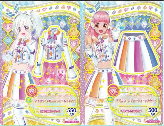 Aikatsu Friends Card Pr Exquisite Minato Mio Student Kawaii Chouno Maika Collect Creativity Girl Game Yuuki Aine Birthday Gift