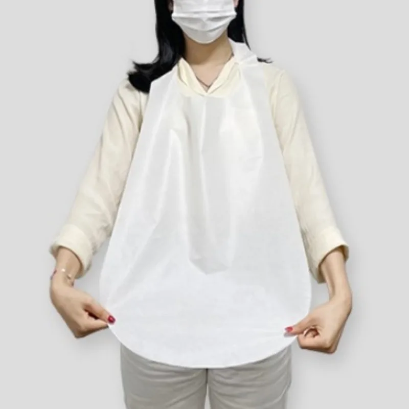 20/100 عبوة من مآزر المزيج القابل للتصرف، قماش غير منسوج، بوليستر، وعاء ساخن للشواء، مآزر تناول الطعام للضيوف #1