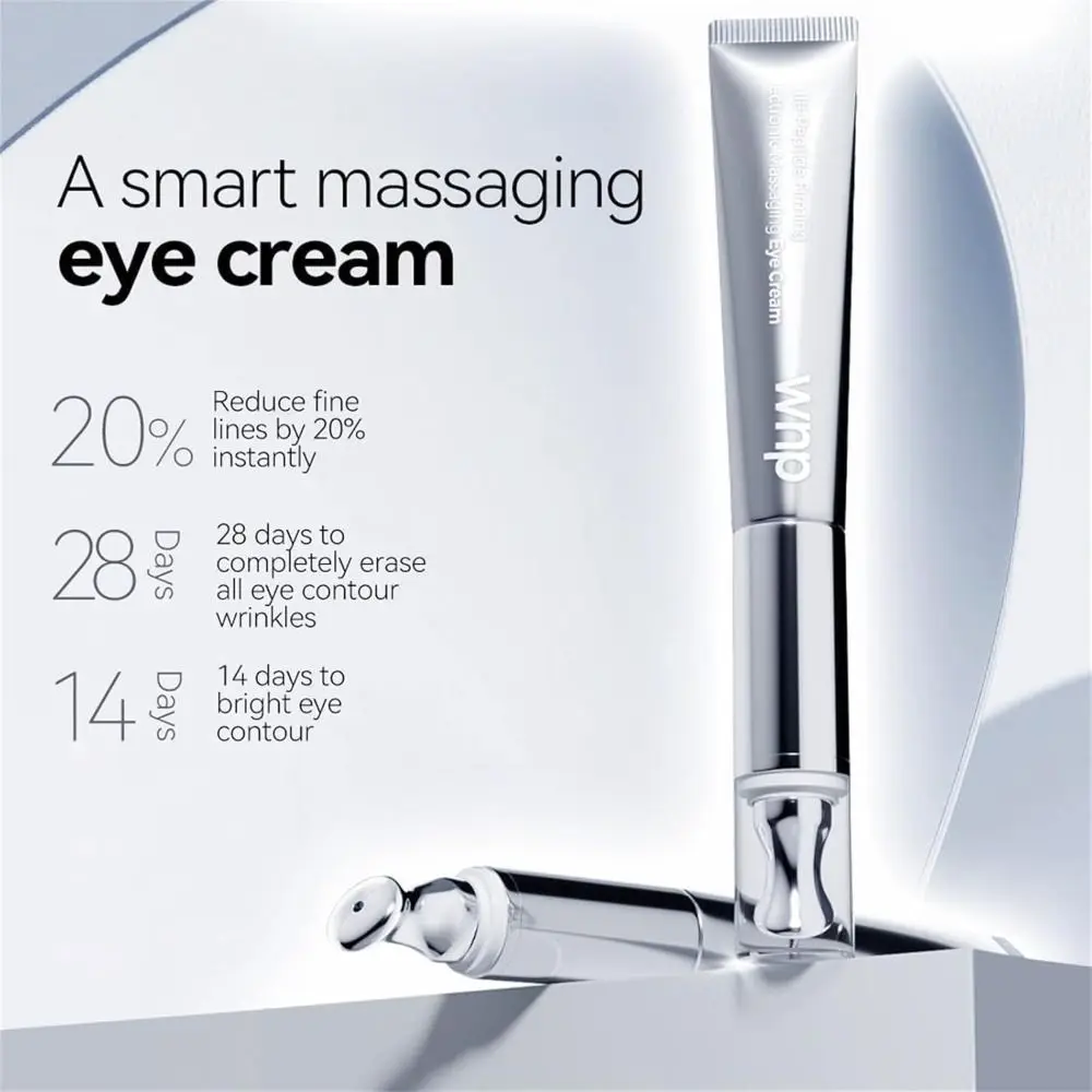 Smooth Fine Lines Puffiness and Bags Eye Cream Wrinkle Removal Electronic Massaging Electronic Massaging Eye Cream Multi-peptide