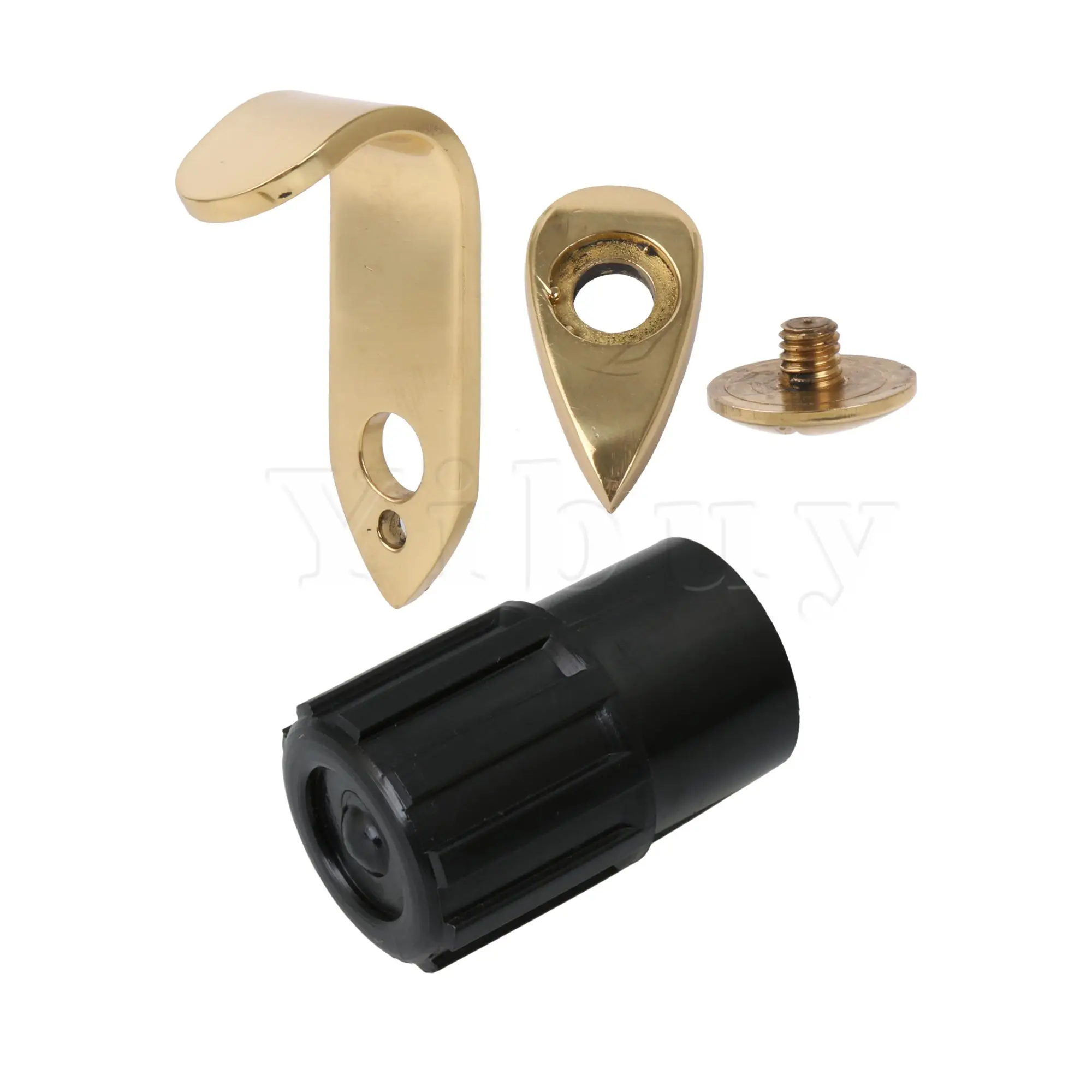 Yibuy Tenor Sax Neck End Plug Plastic Stoppers w/ Thumb Hook Rest Support Kit