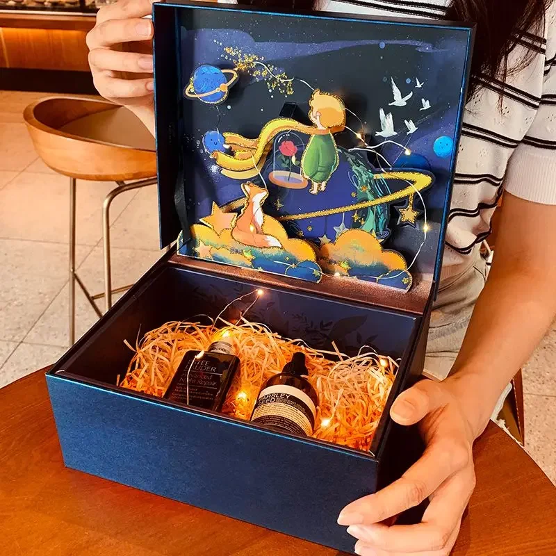 어린 왕자 선물 상자 인스 스타일 고급 선물 상자 정교한 생일 선물 포장 상자